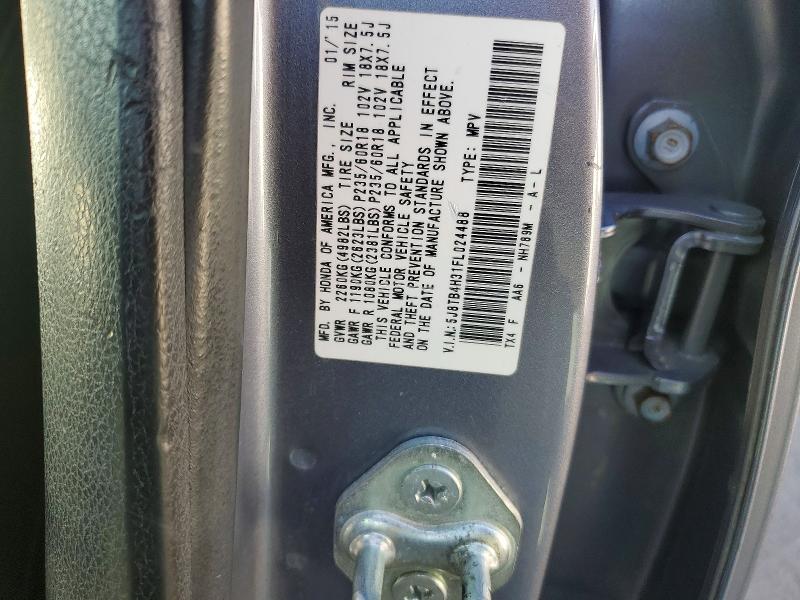 2015 Acura Rdx მანქანა იყიდება აუქციონზე, vin: 5J8TB4H31FL024488, აუქციონის ნომერი: 73863685
