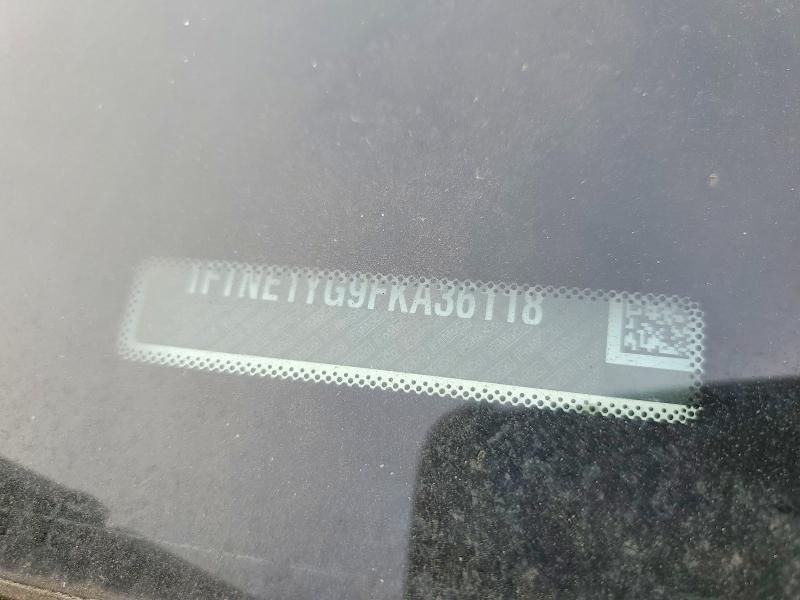 2015 Ford Transit მანქანა იყიდება აუქციონზე, vin: 1FTNE1YG9FKA36118, აუქციონის ნომერი: 72965095