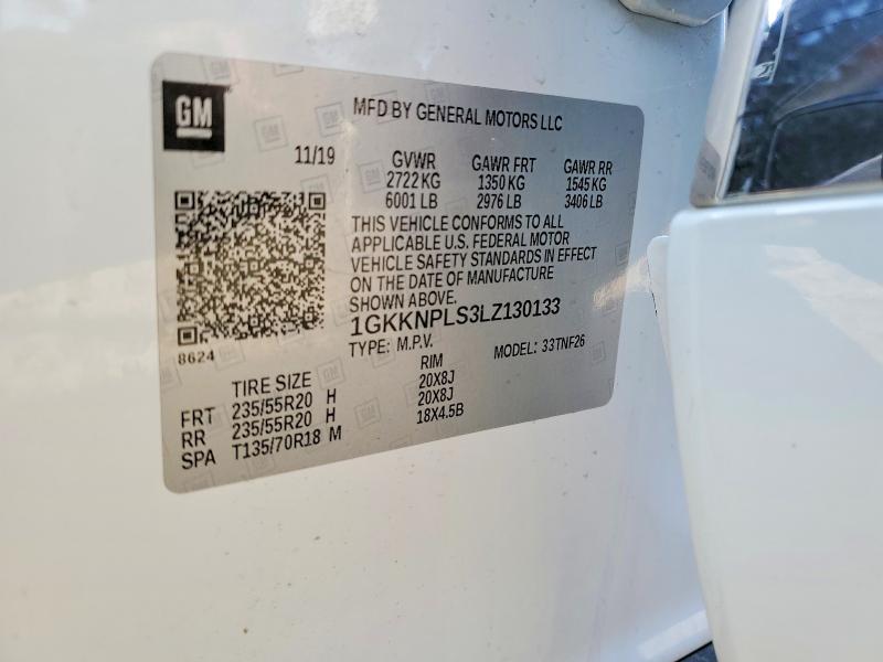 Продажа на аукционе авто 2020 Gmc Acadia, vin: 1GKKNPLS3LZ130133, номер лота: 98417935