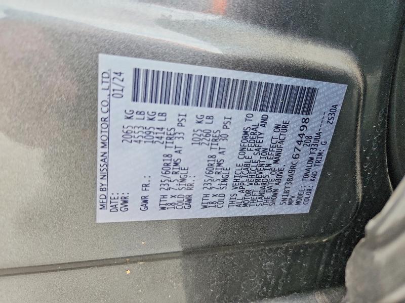 Продажа на аукционе авто 2024 Nissan Rogue, vin: 5N1BT3BA9RC674498, номер лота: 72594465