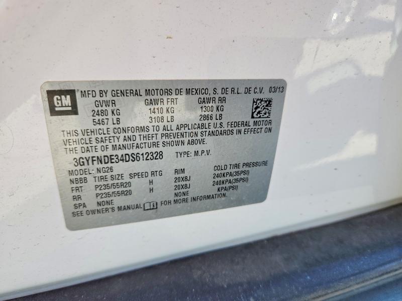 Продаж на аукціоні авто 2013 Cadillac Srx, vin: 3GYFNDE34DS612328, номер лоту: 74917995