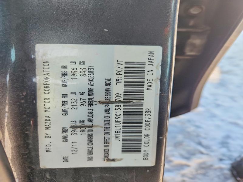 72875185 :رقم المزاد ، JM1BL1UF9C1588709 vin ، 2012 Mazda 3 I مزاد بيع