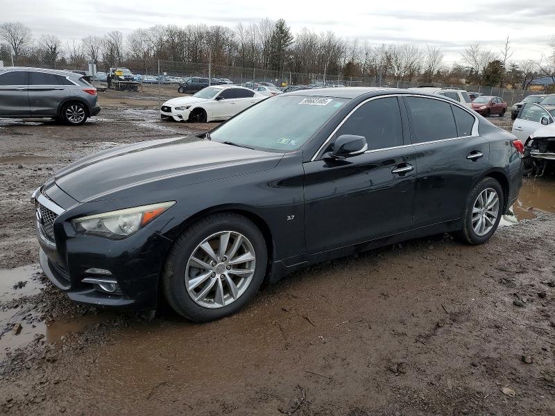 99663105 :رقم المزاد ، JN1BV7AR3EM700985 vin ، 2014 Infiniti Q50 مزاد بيع