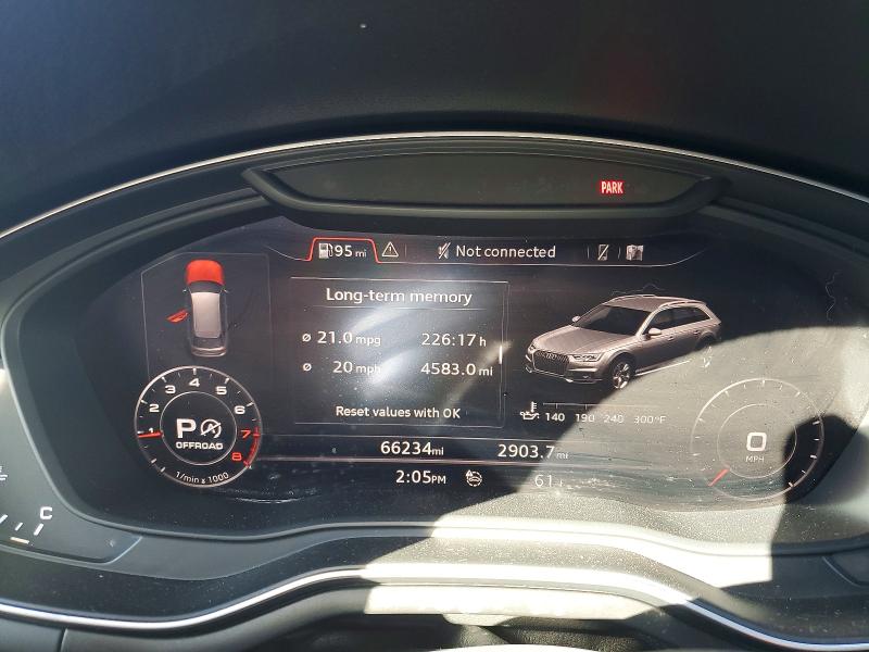 Aukcja sprzedaży 2018 Audi A4 Allroad, vin: WA19NAF44JA157836, numer aukcji: 99212535