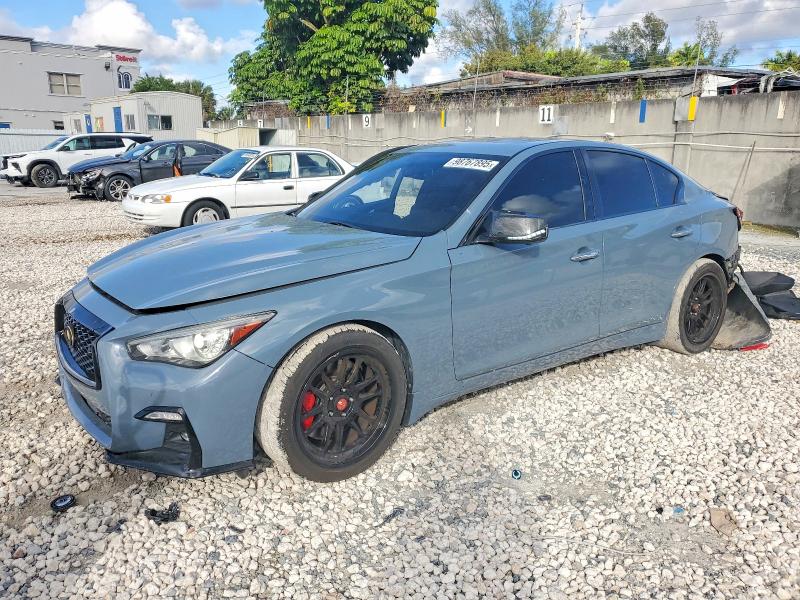 2022 Infiniti Q50 მანქანა იყიდება აუქციონზე, vin: JN1FV7DP5NM370052, აუქციონის ნომერი: 98767895