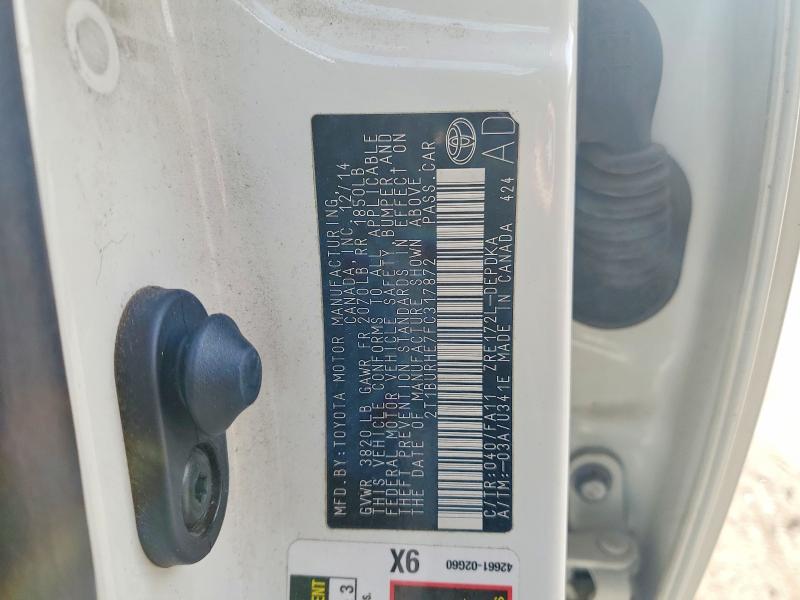 Aukcja sprzedaży 2015 Toyota Corolla L, vin: 2T1BURHE7FC317872, numer aukcji: 74970155
