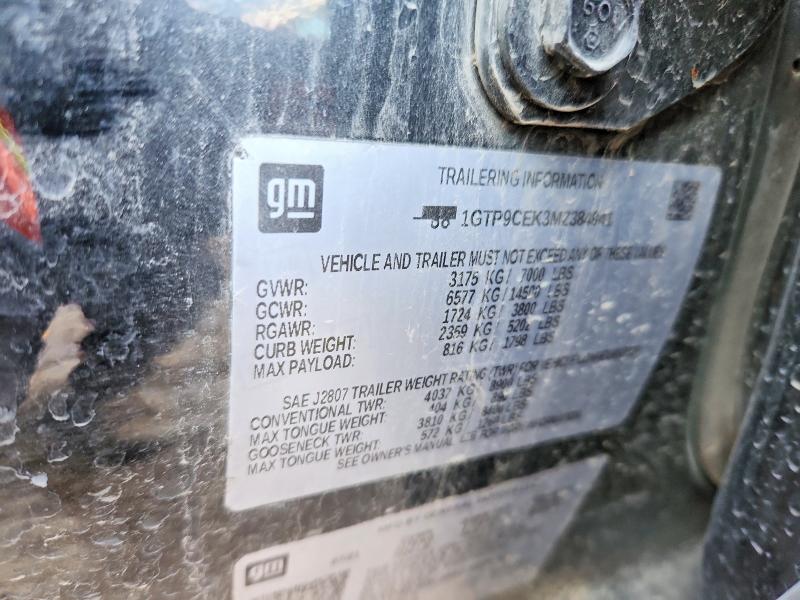 Продажа на аукционе авто 2021 Gmc Sierra, vin: 1GTP9CEK3MZ384941, номер лота: 74630275