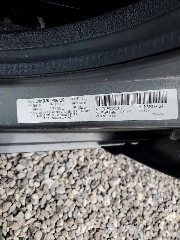 Продажа на аукционе авто 2012 Chrysler 200, vin: 1C3CCBBG2CN120498, номер лота: 98467855