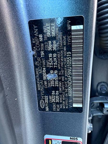Продажа на аукционе авто 2022 Hyundai Ioniq 5 Se, vin: KM8KNDAF5NU105519, номер лота: 75583075