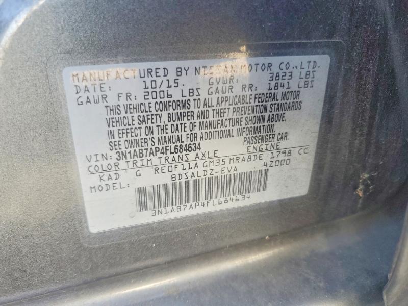 Продажа на аукционе авто 2015 Nissan Sentra, vin: 3N1AB7AP4FL684634, номер лота: 75038815