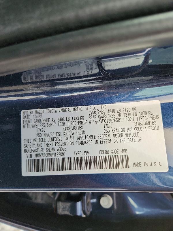 Aukcja sprzedaży 2023 Mazda Cx-50, vin: 7MMVABCM9PN122091, numer aukcji: 75286215