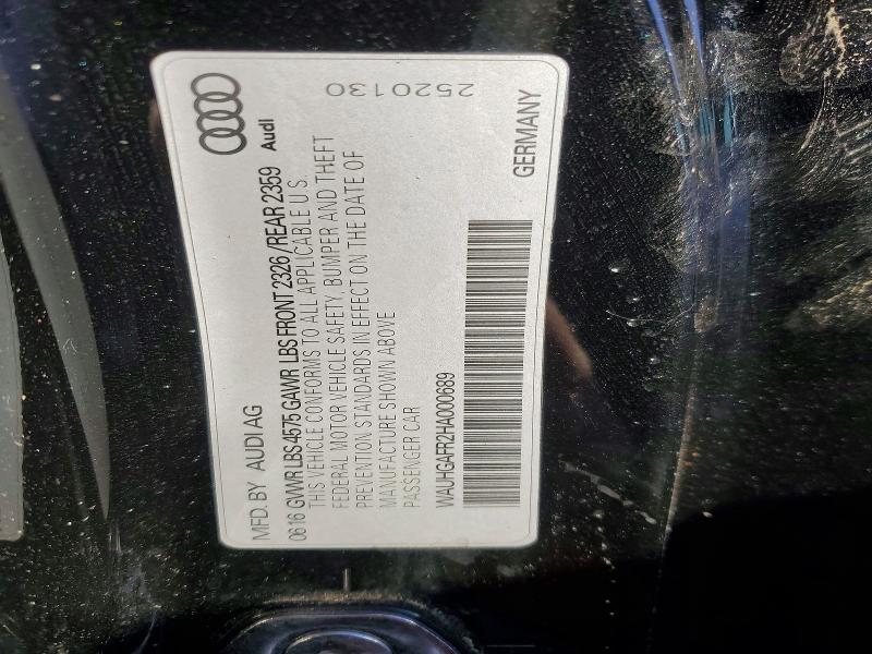 Aukcja sprzedaży 2017 Audi A5, vin: WAUHGAFR2HA000689, numer aukcji: 73417425