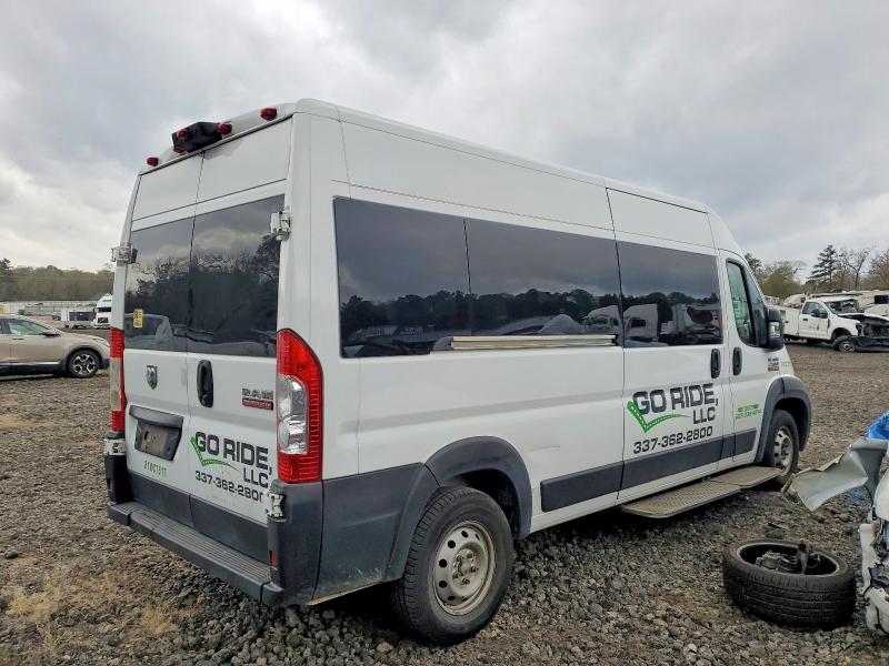 72111375 :رقم المزاد ، 3C6LRVPG7ME507517 vin ، 2021 Ram Promaster 2500 مزاد بيع