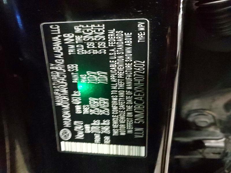 Продажа на аукционе авто 2022 Hyundai Tucson, vin: 5NMJBCAEXNH072602, номер лота: 72748905