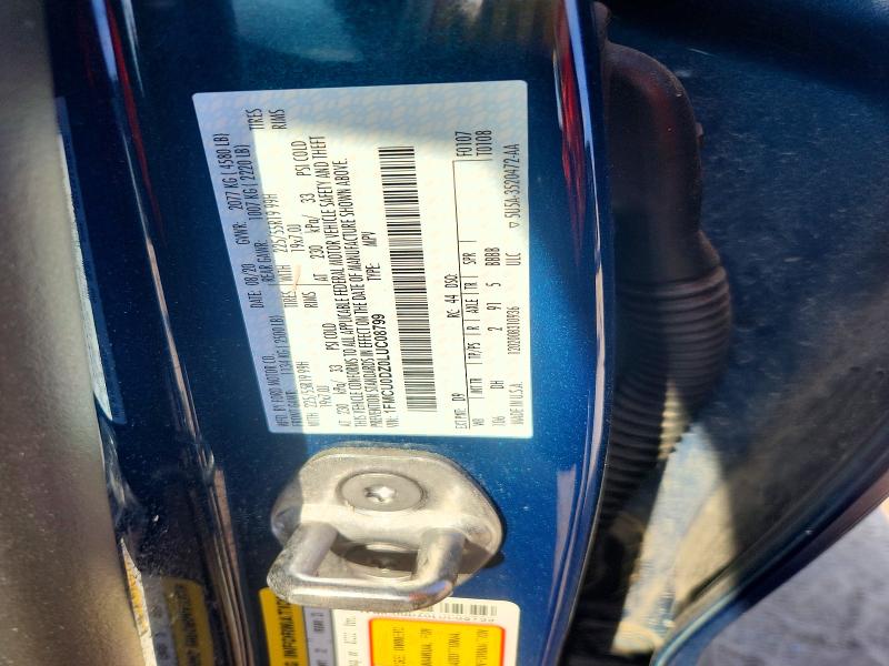 Продаж на аукціоні авто 2020 Ford Escape, vin: 1FMCU0DZ0LUC08799, номер лоту: 98444445