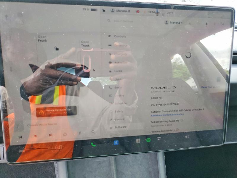 Aukcja sprzedaży 2025 Tesla Model 3, vin: 5YJ3E1EA2SF975657, numer aukcji: 97719085