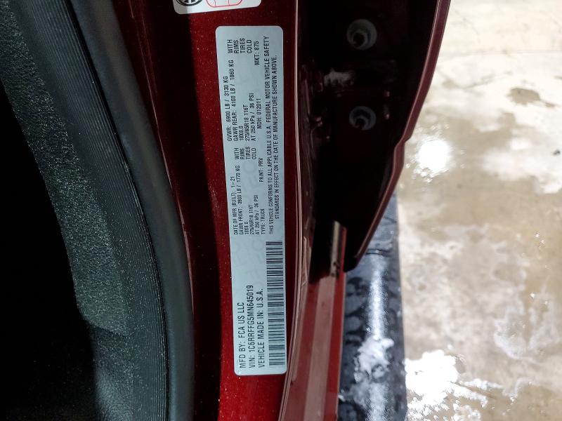 Продажа на аукционе авто 2021 Ram 1500, vin: 1C6RRFFG5MN645019, номер лота: 73582895