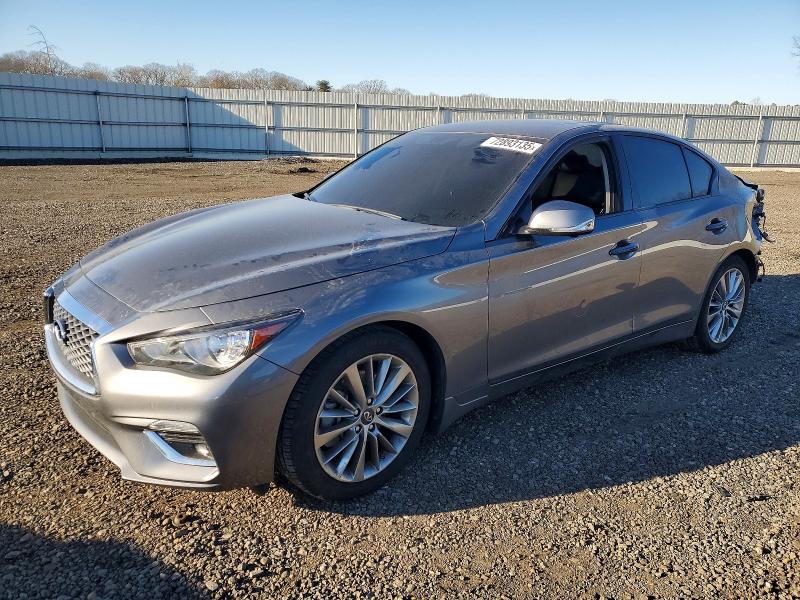 72893135 :رقم المزاد ، JN1EV7BR1NM342233 vin ، 2022 Infiniti Q50 مزاد بيع