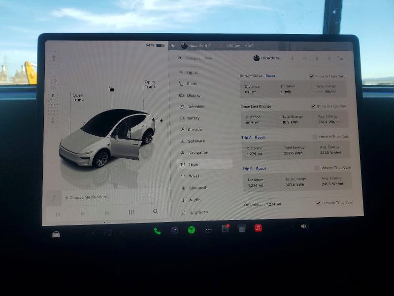 72473555 :رقم المزاد ، 7SAYGDED2TF542453 vin ، 2026 Tesla Model Y مزاد بيع
