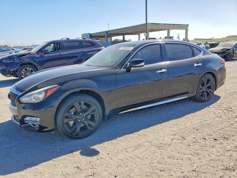 74994885 :رقم المزاد ، JN1BY1PP6JM330054 vin ، 2018 Infiniti Q70l 3.7 L مزاد بيع