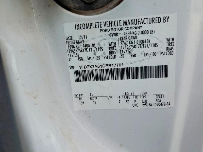 Aukcja sprzedaży 2012 Ford F250, vin: 1FD7X2A61CEB17761, numer aukcji: 67275296