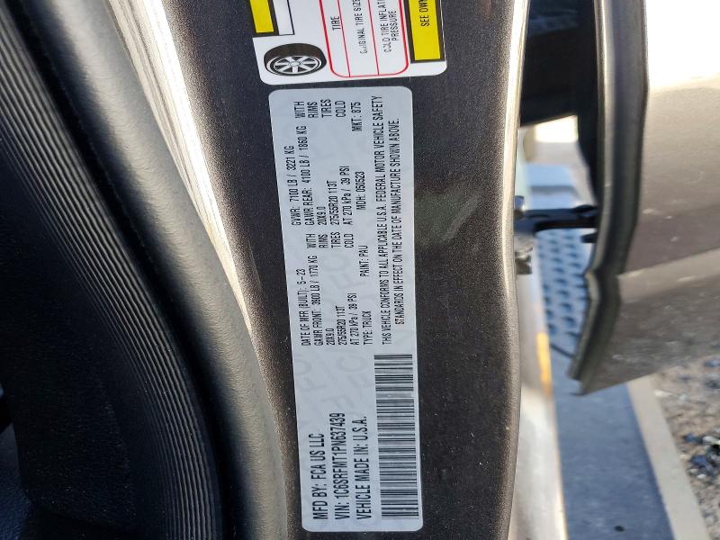 Продаж на аукціоні авто 2023 Ram 1500, vin: 1C6SRFMT1PN637439, номер лоту: 74049345