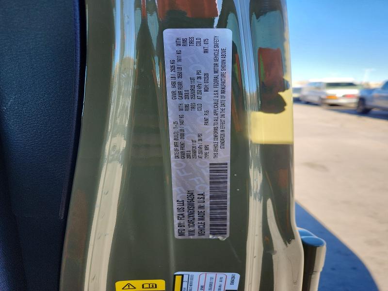 72877235 :رقم المزاد ، 1C4RJXN6XSW642641 vin ، 2025 Jeep Wrangler مزاد بيع