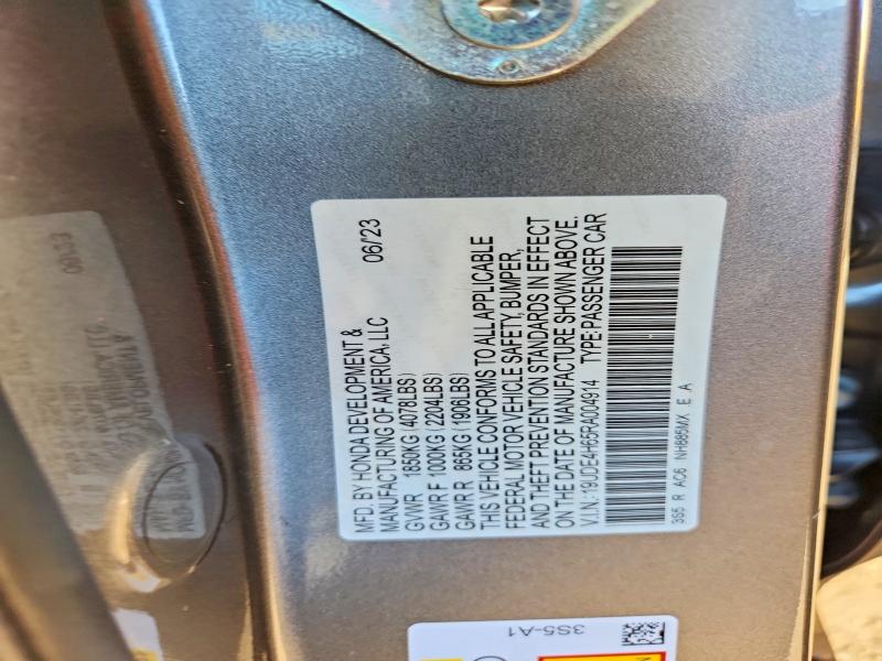 2024 Acura Integra მანქანა იყიდება აუქციონზე, vin: 19UDE4H65RA004914, აუქციონის ნომერი: 73687995