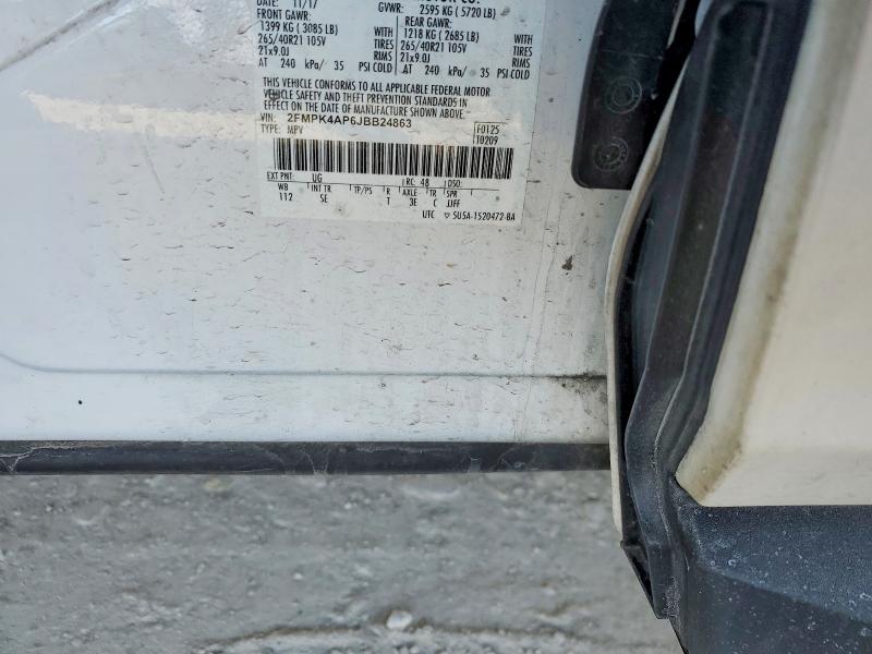 Продаж на аукціоні авто 2018 Ford Edge, vin: 2FMPK4AP6JBB24863, номер лоту: 72751385