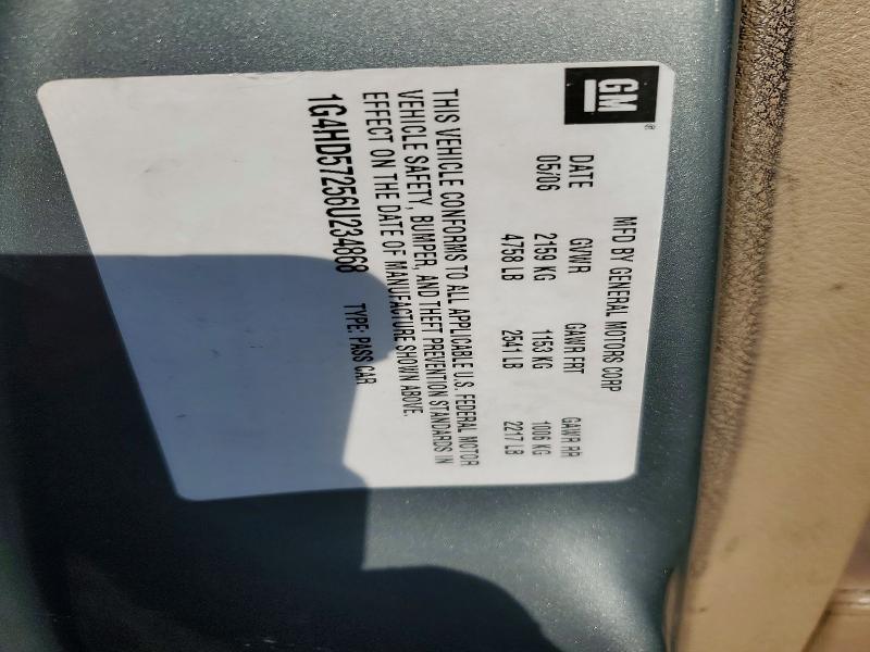 Aukcja sprzedaży 2006 Buick Lucerne, vin: 1G4HD57256U234868, numer aukcji: 72893875