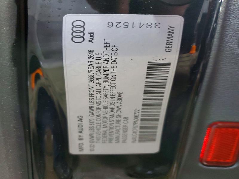 99319515 :رقم المزاد ، WAUC4CF57PA016722 vin ، 2023 Audi S5 مزاد بيع
