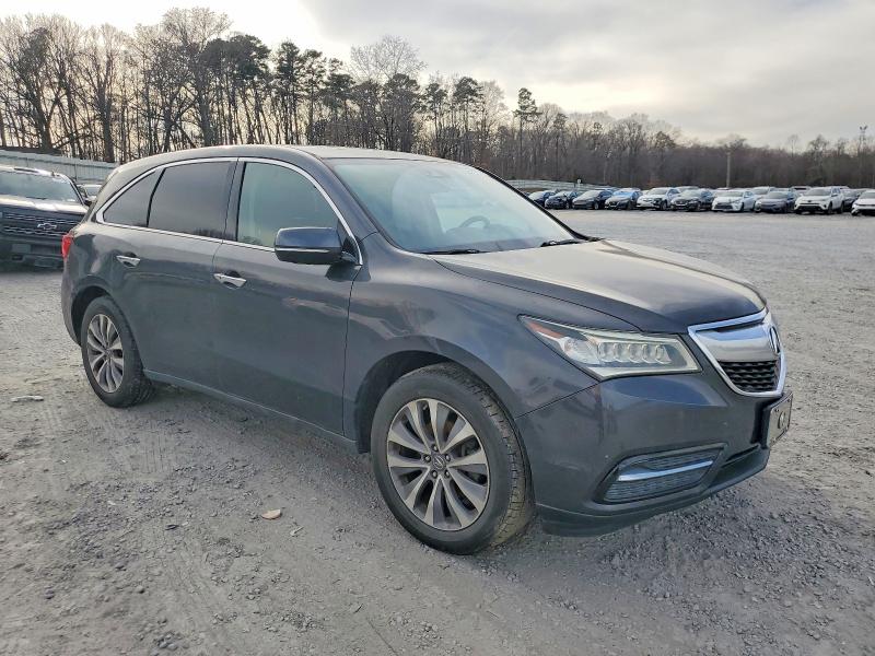 99994165 :رقم المزاد ، 5FRYD4H40GB008650 vin ، 2016 Acura Mdx مزاد بيع