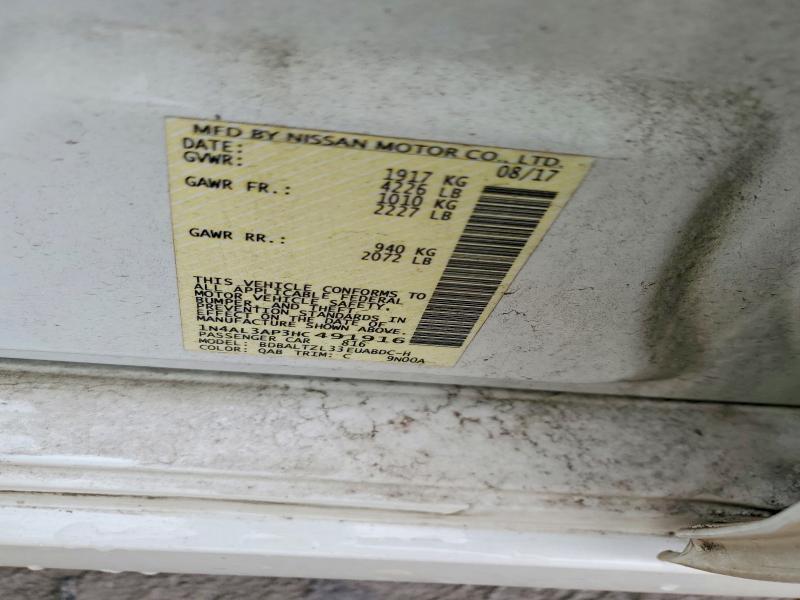 Aukcja sprzedaży 2017 Niss Altima, vin: 1N4AL3AP3HC491916, numer aukcji: 73859035