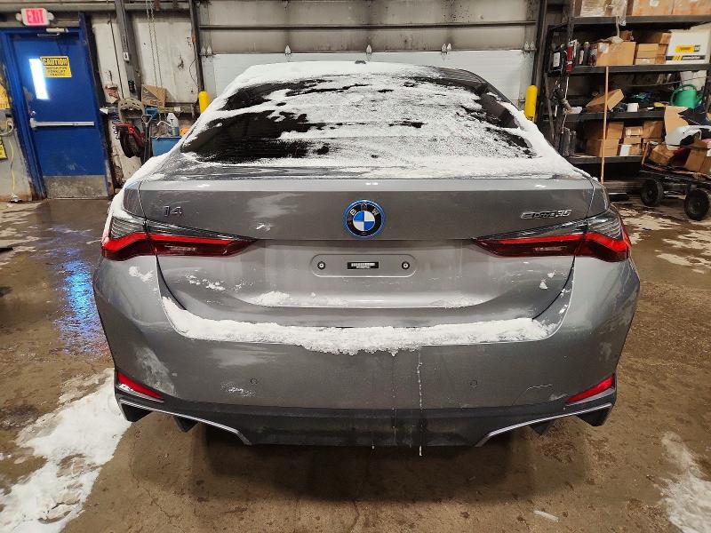 2023 Bmw I4 მანქანა იყიდება აუქციონზე, vin: WBY43AW05PFP52921, აუქციონის ნომერი: 74052285