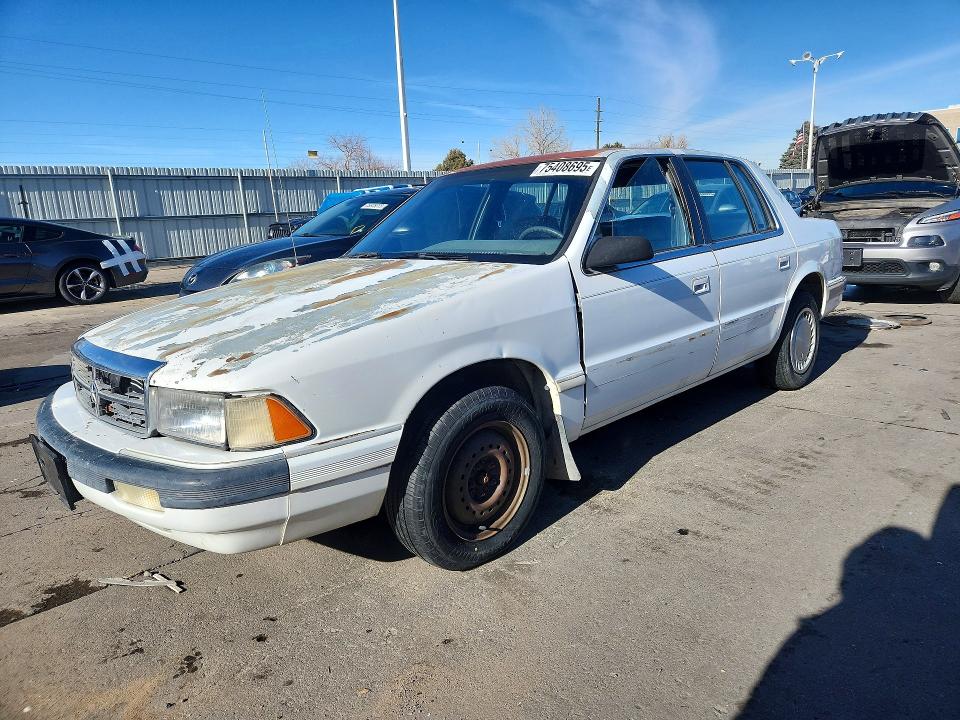 75408695 :رقم المزاد ، 1P3XA46K8LF770895 vin ، 1990 Plymouth Acclaim مزاد بيع