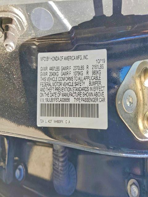 Aukcja sprzedaży 2020 Acura Tlx Techno, vin: 19UUB1F57LA006656, numer aukcji: 73398615