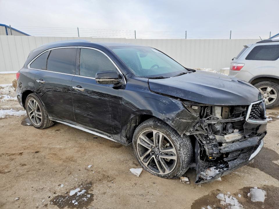 75219005 :رقم المزاد ، 5FRYD4H86HB008625 vin ، 2017 Acura Mdx Advanc مزاد بيع