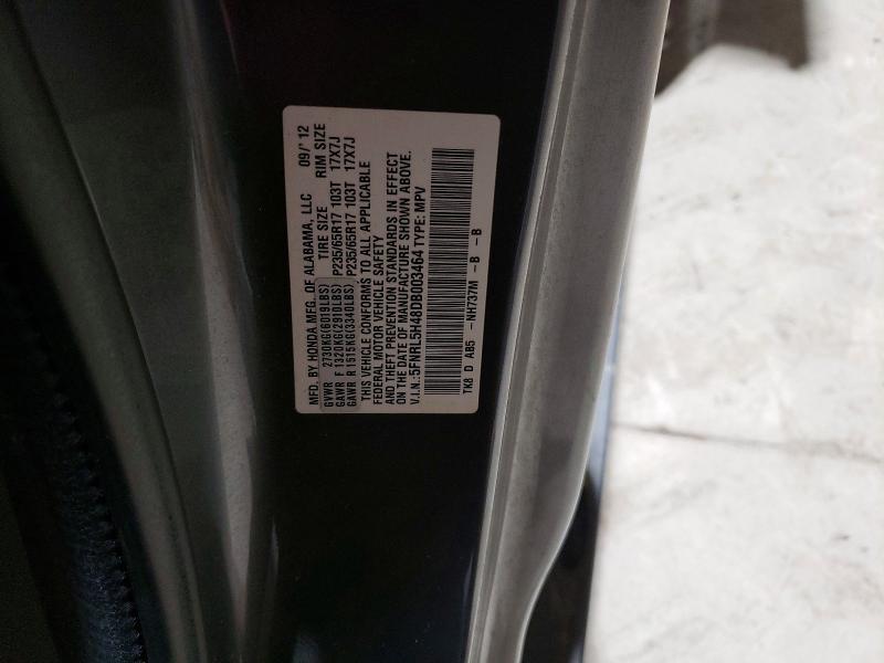Продажа на аукционе авто 2013 Honda Odyssey, vin: 5FNRL5H48DB003464, номер лота: 72435775