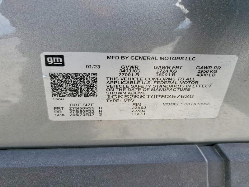 Продажа на аукционе авто 2023 Gmc Yukon Xl, vin: 1GKS2KKT0PR257630, номер лота: 99290225
