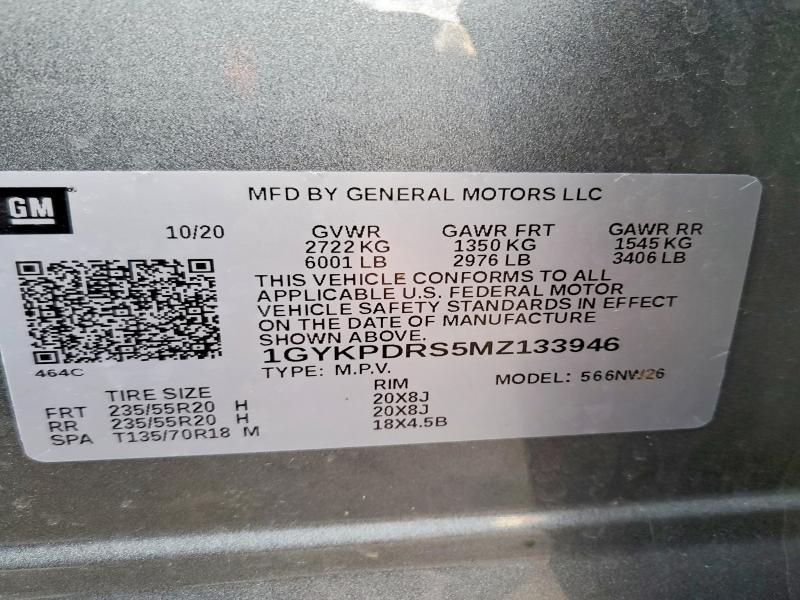 Продажа на аукционе авто 2021 Cadillac Xt6, vin: 1GYKPDRS5MZ133946, номер лота: 73747615