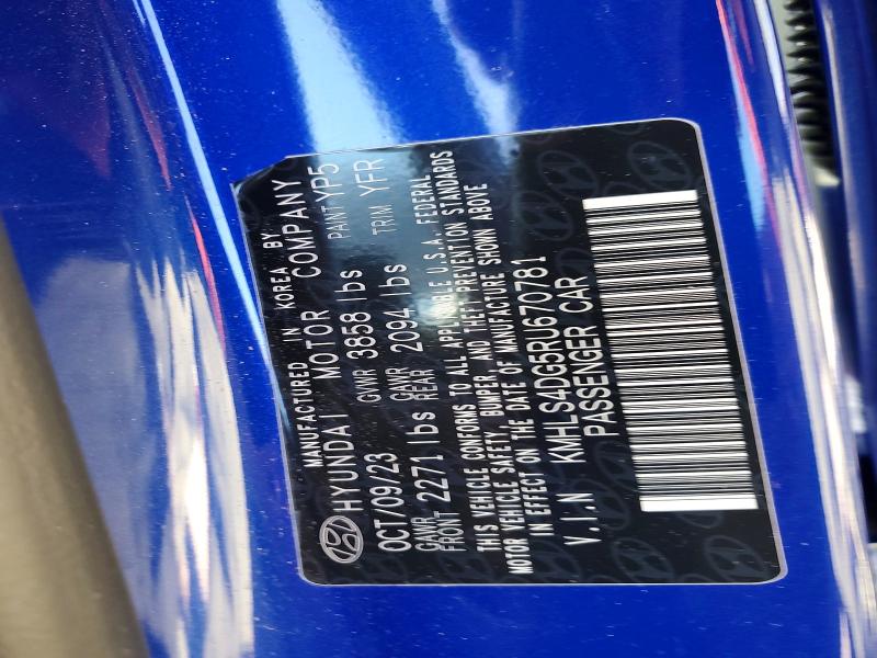 Продажа на аукционе авто 2024 Hyundai Elantra, vin: KMHLS4DG5RU670781, номер лота: 74848885