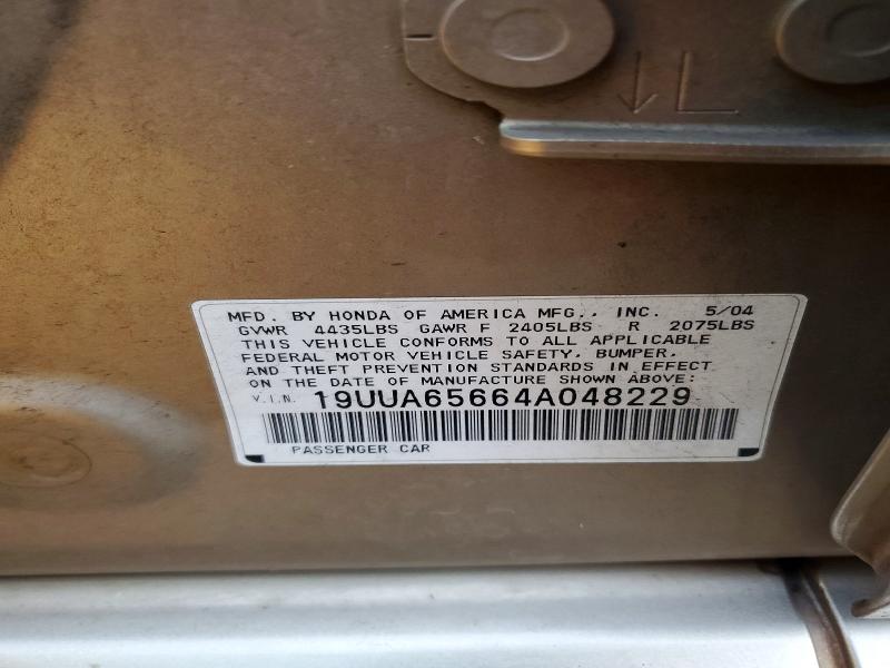 Продажа на аукционе авто 2004 Acura Tl, vin: 19UUA65664A048229, номер лота: 74894105