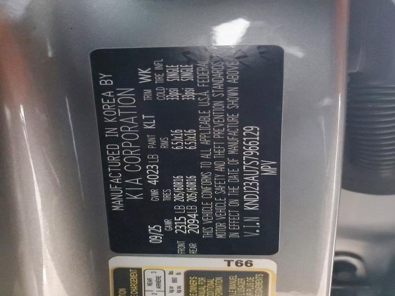 2025 Kia Soul მანქანა იყიდება აუქციონზე, vin: KNDJ23AU7S7966129, აუქციონის ნომერი: 72323885
