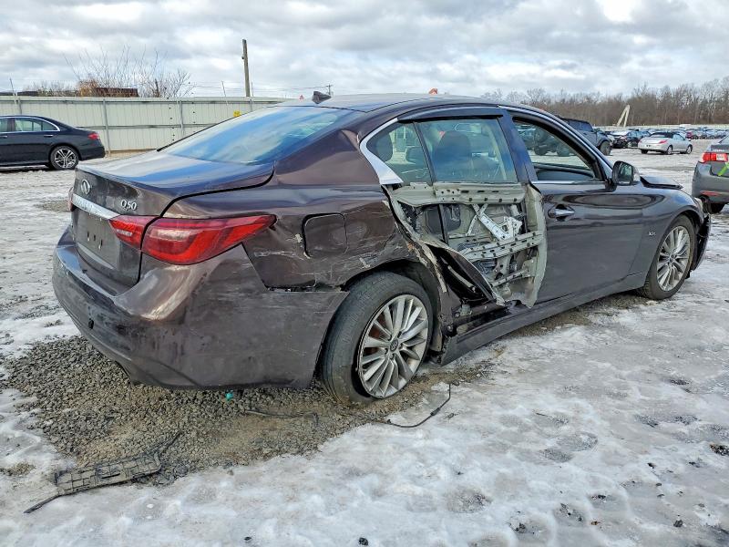 2019 Infiniti Q50 მანქანა იყიდება აუქციონზე, vin: JN1EV7AR9KM556335, აუქციონის ნომერი: 98312725