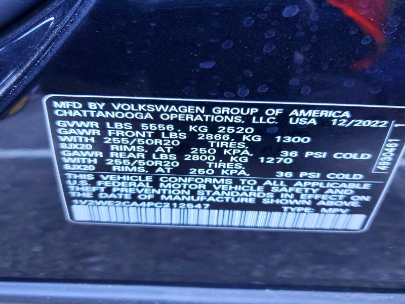 Aukcja sprzedaży 2023 Volkswagen Atlas Cross Sport, vin: 1V2WE2CA4PC212547, numer aukcji: 99671825