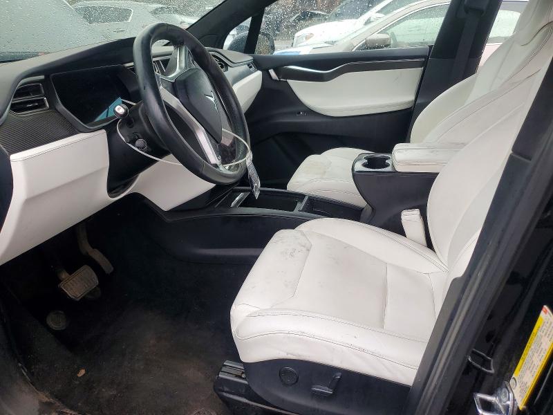 2017 Tesla Model X მანქანა იყიდება აუქციონზე, vin: 5YJXCBE24HF059643, აუქციონის ნომერი: 74456415