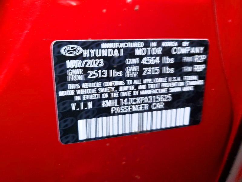 Продаж на аукціоні авто 2023 Hyundai Sonata, vin: KMHL14JCXPA315625, номер лоту: 99253265