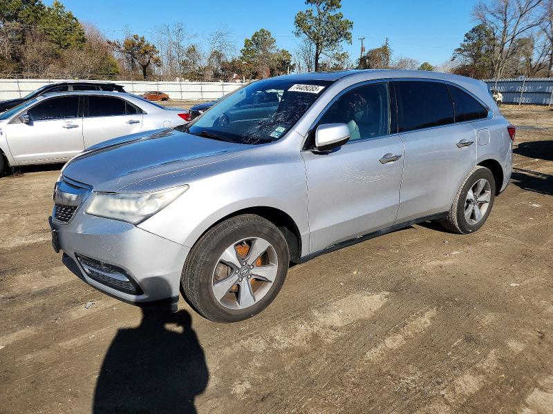 2015 Acura Mdx მანქანა იყიდება აუქციონზე, vin: 5FRYD3H25FB001989, აუქციონის ნომერი: 74409285