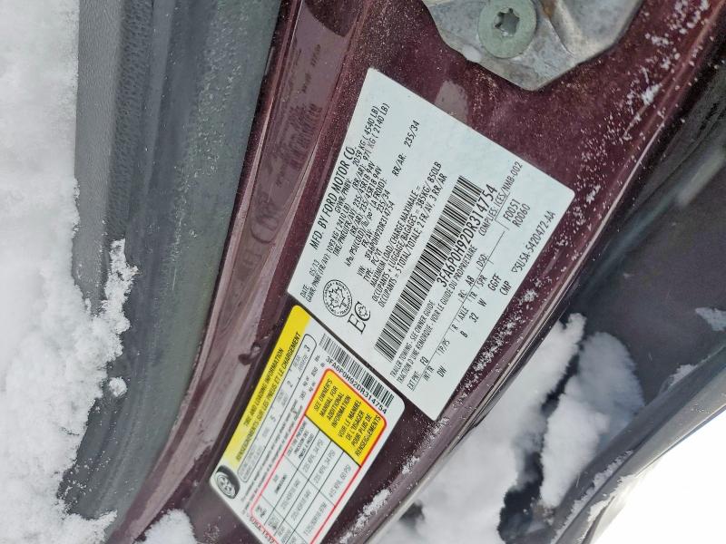 Продажа на аукционе авто 2013 Ford Fusion, vin: 3FA6P0H92DR314754, номер лота: 73989365