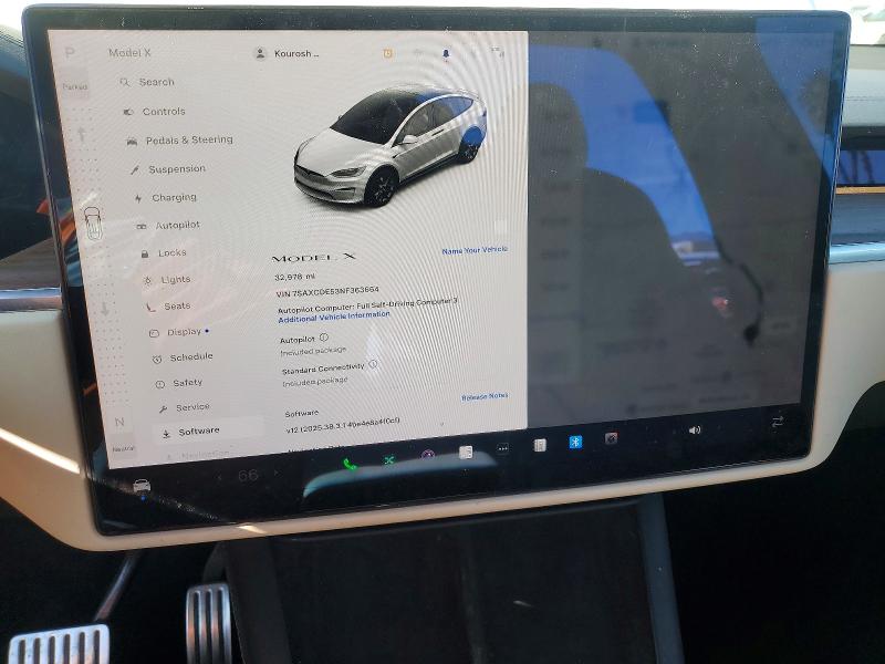 Продажа на аукционе авто 2022 Tesla Model X, vin: 7SAXCDE53NF363664, номер лота: 93851045
